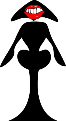 Alien Woman clip art