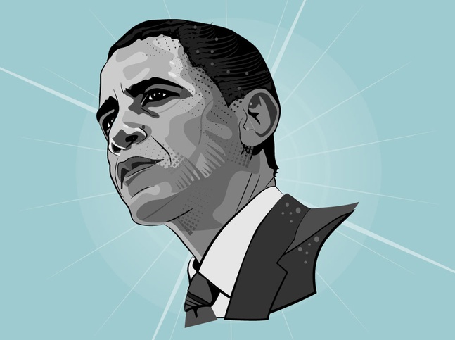 Barrack Obama Vector