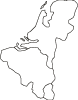 Benelux Vector Map