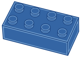 Blue LEGO Brick