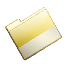 Closed Simple Yellow Folder