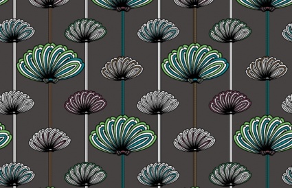 Flower wallpaper vector patterns