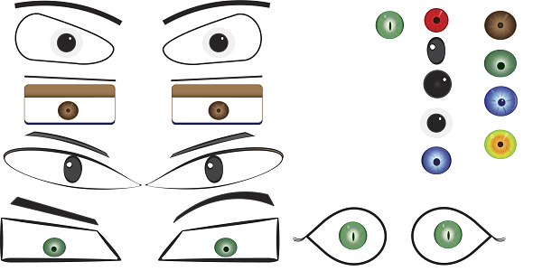 Free Vector Eyes