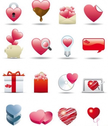 Heart Icon Set