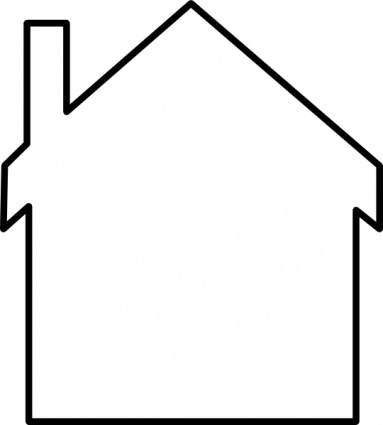 House Silhouette clip art