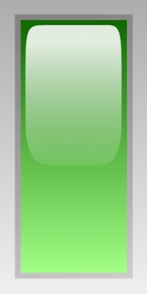Led Rectangular V (green) clip art