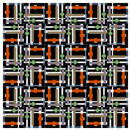 Muster 61Ba - Endloskachel