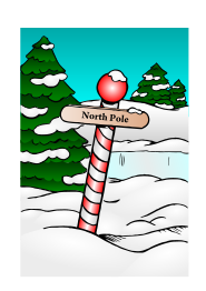 North Pole Sign