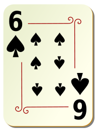 Ornamental deck: 6 of spades