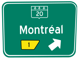 Panneau sortie / traffic sign exit