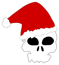 Santa skull