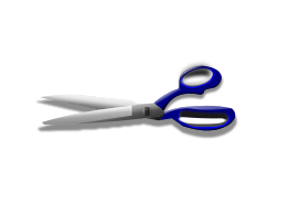 Scissors Blue