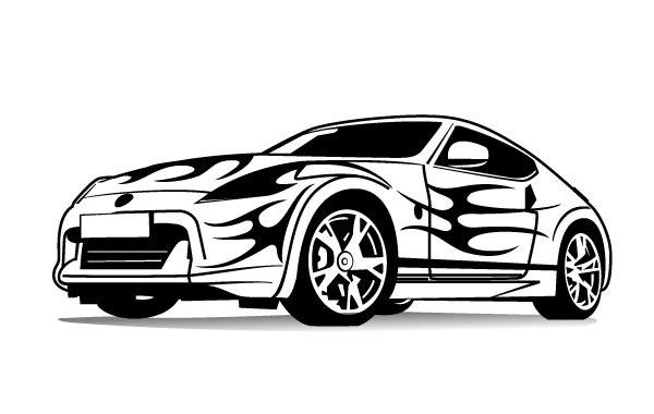 Sports Car Vector Image