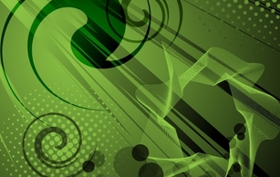 Abstract Green Vector Background