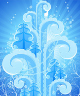 Abstract Winter Background