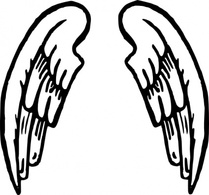 Angel Wings Tattoo clip art