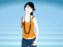 Asian Girl Vector