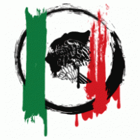 Bandera Mexicana Grunge