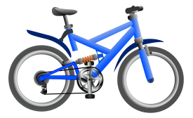 Blue bike