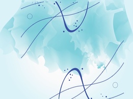 Blue Drapery Background