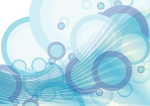 Blue Water Bubbles Vector