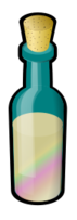 Bottle of Colored Sand, with Cork