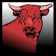 Bull Head clip art