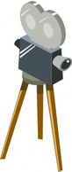 Cartoon Movie Camera clip art