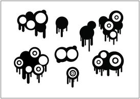 Circles And Drips Set