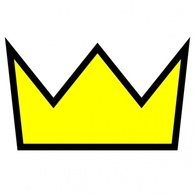 Clothing King Crown Icon clip art