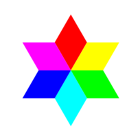 Color Diamond Hexagram