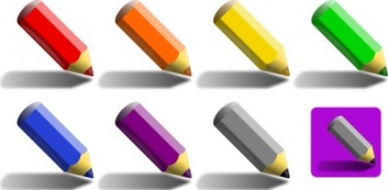 Color Pencils clip art