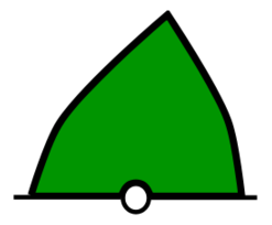 Conical Buoy Green