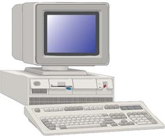 Dekstop computer vector 33