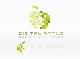 Digital Apple Logo