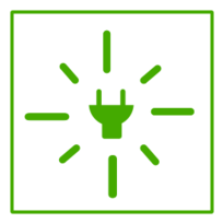 Eco Green Energy Icon