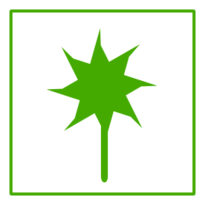 Eco Green Flower Icon