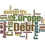 European Debt Crisis Vector Cloud