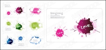 Exquisite color ink card material