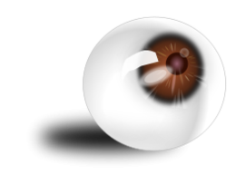 Eyeball brown