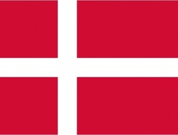 Flag Red Country Europe Cross White Danmark