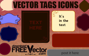 Free Vector of Tags Icons