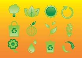 Glossy Nature Icons