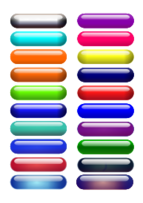 Glossy Pill Buttons