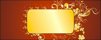 Gold gorgeous patterns Vector-6