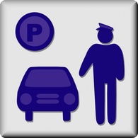 Hotel Icon Valet Parking clip art