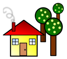 House With Trees