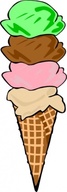 Ice Cream Cones Ff Menu clip art