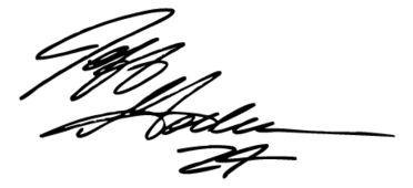Jeff Gordon Signature