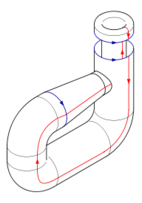 Klein bottle folding